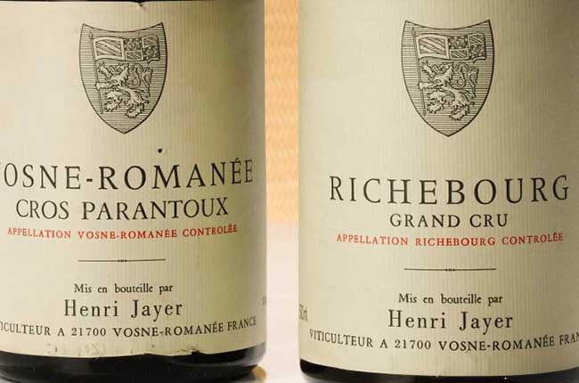 와인-서처 데이터에 따르면 앙리 자이에의 리쉬부르와 크로 파랑투가 세계에서 가장 비싼 와인 3위 안에 들었다.