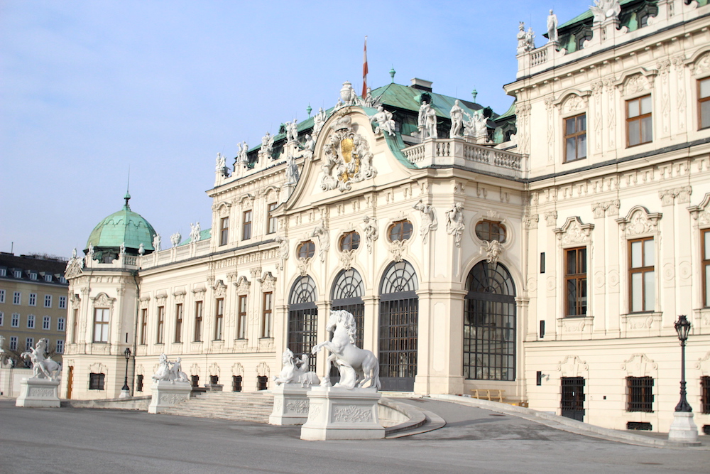 [사진 006] 클림트와 에곤 실레의 작품이 전시되어 있는 벨베데레 궁전.