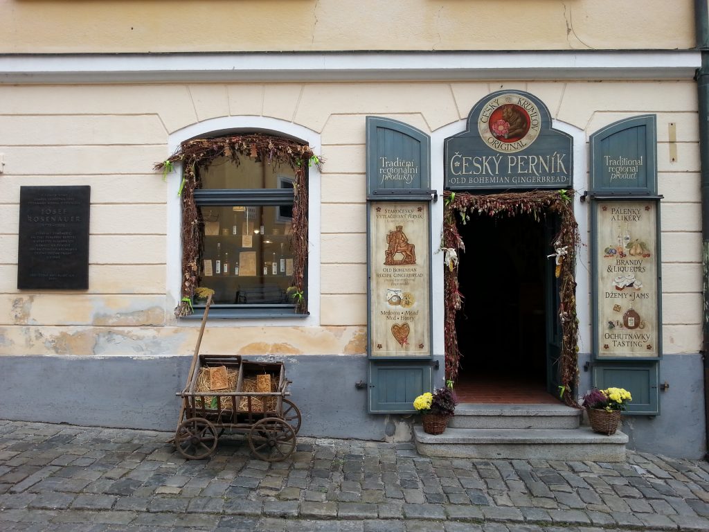 [사진 010] 체코 전통 압착 생강빵을 파는 가게