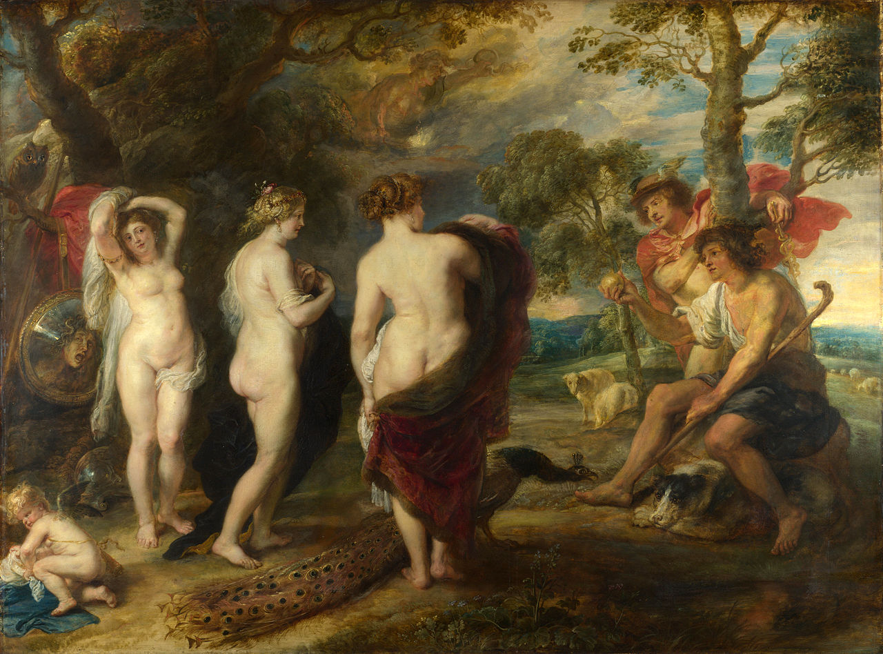 (사진 1 – Judgement of Paris, Rubens (National Gallery, London) 
