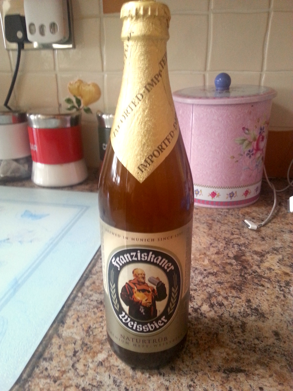 [사진 001] 더블린 홈스테이하면서 처음 접했던 독일 맥주 프란치스카너 Franziskaner weiss beer